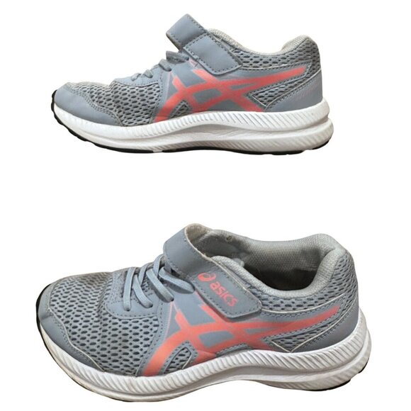 Asics Girl Contend 7 PS Running Shoes Mesh Adjustable Strap Closure Youth Size 3 - Picture 9 of 16